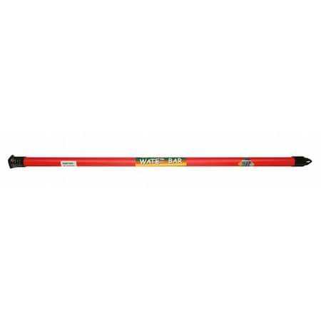 Fabrication Enterprises 10-1604 Cando Slim Wate Bar; Red 10-1604